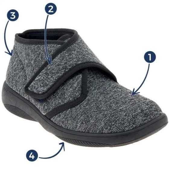 Chausson ARMAND Noir 2 Chausson ARMAND Noir – Image 2