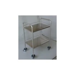 Guéridon Inox 2 Plateaux