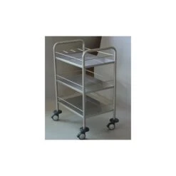 Guéridon Inox 3 Plateaux