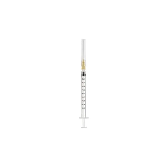Seringue à Tuberculine 1ml 27G X 1/2 (Boite De 100) 1 Seringue à Tuberculine 1ml 27G X 1/2 (Boite De 100)